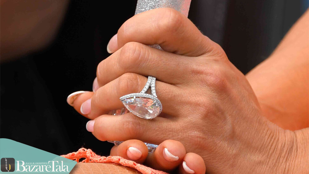 انگشتر الماس پاریس هیلتون
